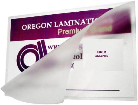 Oregon Laminálás Meleg Lamináló Tasak Hitel Kártyát (a Csomag 300) 10 Millió 2-1/8 x-3-3/8 Matt/Fényes
