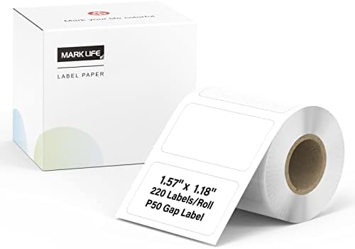 MARKLIFE címkéző Gép 2 Felvételeket Vonalkód Címke Nyomtató - Mini Hordozható Bluetooth Termikus Címkéző
