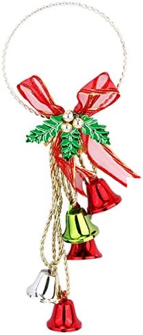 NUOBESTY Karácsonyi Jingle Bells Ajtón Lógó Karácsonyi Dekorációs Bell Díszek Xma Fán Lógó Csengő Dekoráció