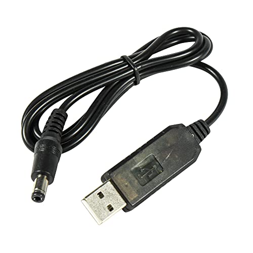 HQRP USB DC 12V-os Step-Up Kábel Kompatibilis a Lacie Petit 500GB N2870 ABY25 Külső Merevlemez Kábel Vezetéket