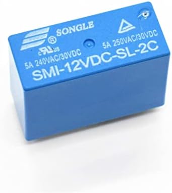 FOFOPE 1db SMI-12VDC-SL-2C Teljesítmény Relé 12V 5A 8 PIN 250VAC/30VDC SONGLE Relék többfunkciós Relé