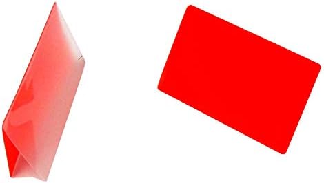 LAM-MINDEN Meleg Lamináló Tasak Hitel Kártyát (a Csomag 200) 10 millió 2-1/8 x-3-3/8 Piros/Átlátszó