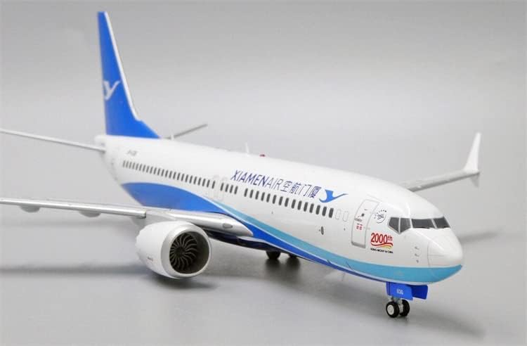 JC Szárnyak Xiamen Airlines a Boeing 737-8 MAX 2000TH B-1136 állvánnyal Limited Edition 1/200 FRÖCCSÖNTÖTT
