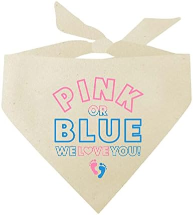 Rózsaszín vagy Kék szeretünk a Nemek közötti Felfedi a Terhesség Bejelentése Kutya Kendő