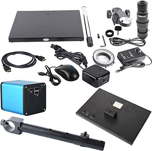KOPPACE Auto Fókusz Mikroszkóp 15X-100X HDMI HD Ipari Mikroszkóp Képeket, Videókat 13.3 hüvelykes HD Kijelző