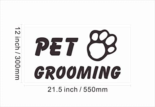 210003 Pet Grooming Kutya Macska üzlet Bolt Nyitva Kijelző LED Neon Sign (21.5 X 12, Piros)