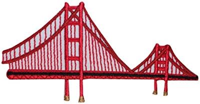 ID 3070 Golden Gate Híd Javítás Kaliforniai Utazási Hímzett Vas-On Applied
