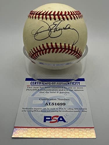 Dennis Eckersley Oakland Egy Aláírt Autogramot Hivatalos MLB Baseball PSA DNS *99 - Dedikált Baseball