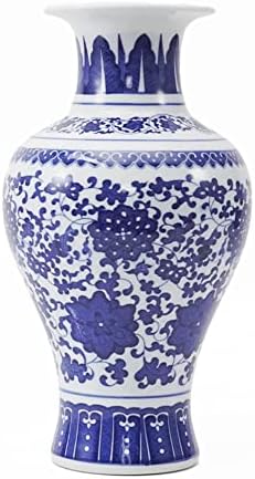 Kék-Fehér Porcelán Ősi Porcelán 11.5 Hüvelyk Magas, Kézzel Rajzolt Craft & Kézzel készített (Klasszikus)