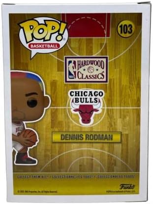 Dennis Rodman Aláírt Funko POP Ábra TÁRSASÁGGAL & Rodman Kizárólagos Hologram Authen Blu - Dedikált NBA-Figurák