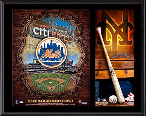 New York Mets Szublimált 12 x 15 Csapat Logó Emléktábla - MLB Csapat Plakkok, valamint Kollázsok