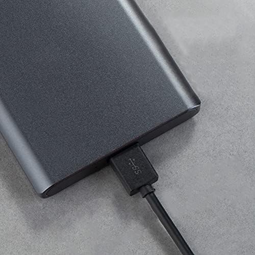 Merevlemez Kábel, Stabil Plug Play PVC USB 3.0-Mikro B Line Adapter Kompatibilis a Samsung Note Fekete