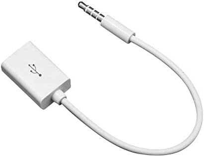 hudiemm0B 3,5 mm-es USB Töltő Kábel, DOONJIEY Autó MP3 Fordította: 3,5 mm-es Férfi Aux Audio Jack-USB