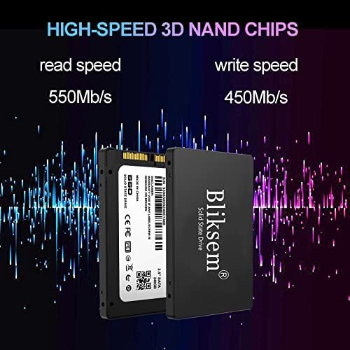 Ez baromság 128GB SSD SATA III 6 gb/s-Belső szilárdtestalapú Meghajtó 2.5 7mm(0.28) 3D TLC NAND Chip Akár