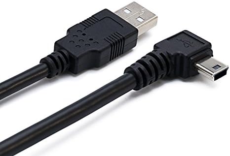 CableDeconn 180CM USB-EGY férfi-Mini USB-B 5Pin Férfi derékszögű Adapter Adatok Díjat Szinkron Kábel
