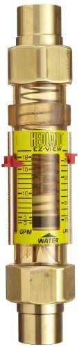 Hedland H620-628-R-EZ-Nézet Áramlásmérő A Szenzor, Polyphenylsulfone, Használható Víz, 4.0 - 28 gpm Áramlási