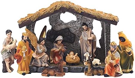 Karácsonyi Betlehemes Szobrok Szent Család Stabil Gyanta Betlehem Gyűjthető Dekoráció Karácsonyi Asztali