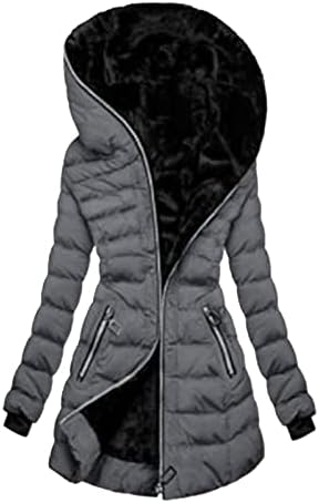 PMUYBHF Női Kapucnis Kabát Ultra Könnyű Szigetelt Puffer Kabát, Steppelt Pakolható Kabát Felsőruházat