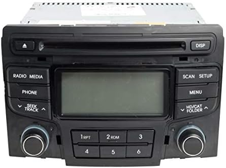1 Gyári Rádió AM FM Rádió, Műholdas Kész MP3 Lejátszó Singleisc CD Lejátszó Kompatibilis a 2012-es Hyundai