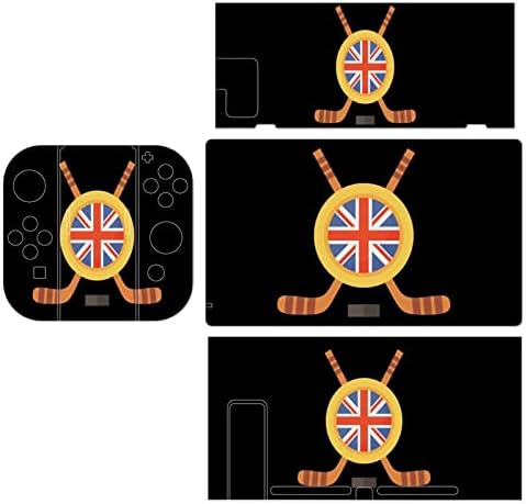 Hoki az Egyesült Királyság Király Matrica, Matricák Cover Kompatibilis Kapcsoló/Switch Lite Bőr Védő Tartós,