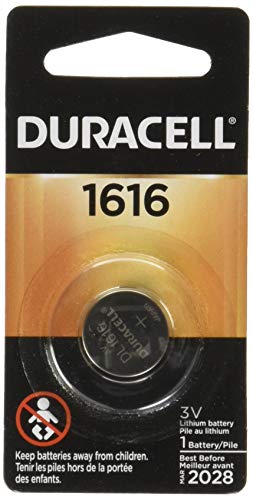 Duracell DL1616BPK Lítium gombelem, 1616 Méret, 3V, 55 mAh Kapacitás (Esetében 6) (Csomag 2)