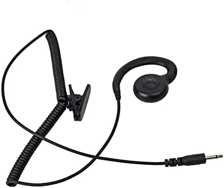 HYS 2,5 mm-es Vevő/Figyelj CSAK Fülhallgató 1-Wire C-Alakú, Forgatható Fülhallgató 2,5 mm-es Audio Adó/Rádió