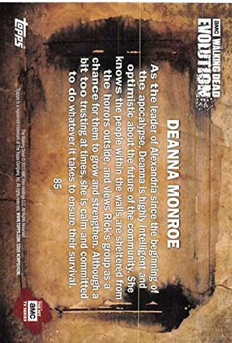 2017 Topps Walking Dead Evolúció TRADING CARD 85 Deanna Monroe