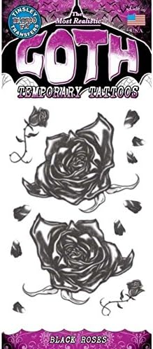 Tinsley Transzferek Ideiglenes Tetoválás, Fekete Rózsa