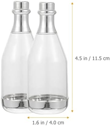 Zerodeko Mini 20db Pezsgős Üveg, Clear Édességet Dobozok Műanyag Ajándék Csomagolás Doboz Esküvői Baby