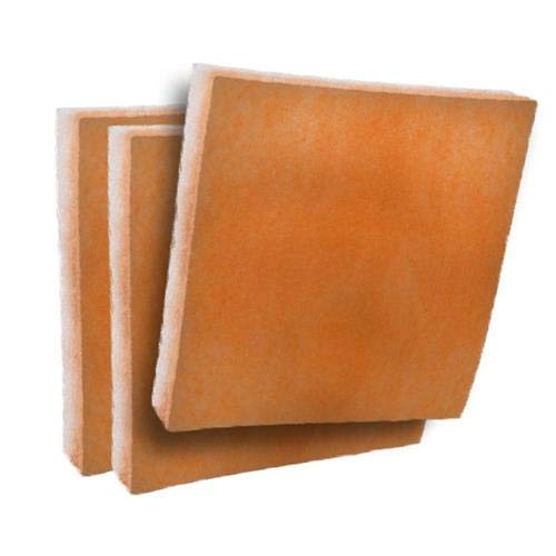 (Csomag 3) - 18 x 25 x 1 - Narancs/Fehér MERV8 Csere Szűrő Párna Tartó Keret Külön megvásárolható
