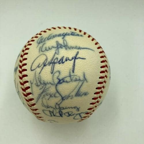 1969 Chicago Cubs Csapat Aláírt Vintage Nemzeti League Baseball Ernie Bankok SZÖVETSÉG - Dedikált Baseball