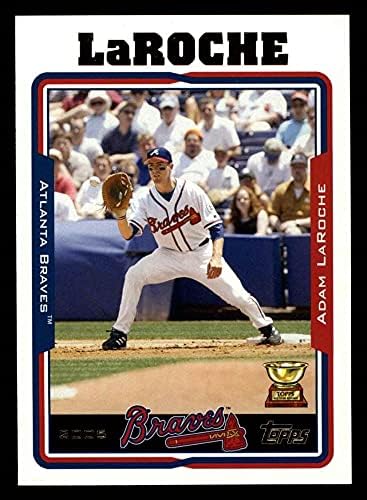 2005 Topps 624 Adam LaRoche Atlanta Braves (Baseball Kártya) NM/MT Bátrabbak