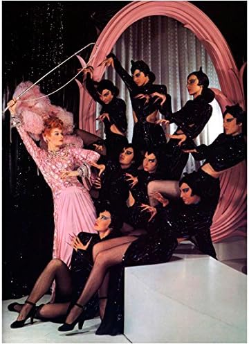 Lucille Ball Rózsaszín, mint a Showgirl Makrancos Vissza Táncosok 8 x 10 Fotó