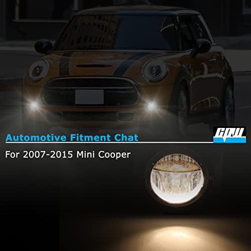 CPW Ködlámpa Kompatibilis [2007 2008 2009 2010 2011 2012 2013 2014 2015 MINI Cooper R56] Vezetési ködlámpák