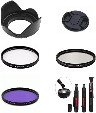 SR10 67mm Kamera Csomag napellenző Sapka UV CPL FLD Szűrő Ecset Kompatibilis a Leica Noctilux-M 75mm f/1.25