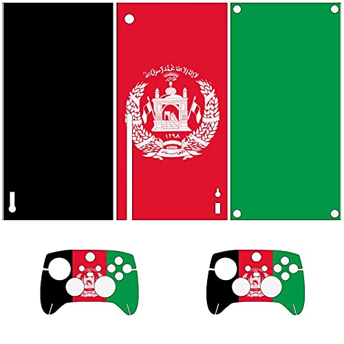 Afganisztán Zászló Xbox SeriesX Konzol, Valamint Vezérlő Bőr Vinil-Bőr Matrica Takarja Csomagolás(Xbox