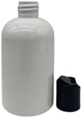 Természetes Gazdaságok 4 oz Fehér Boston BPA MENTES Üveg - 6 db Üres utántölthető tartály - Illóolajok