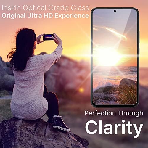 Inskin Edzett Üveg kijelző Védő fólia, illik Samsung Galaxy S22 Plusz 5G 6.6 inch - 2-Pack, Ultrahangos