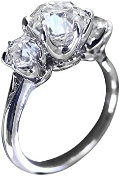 2023 Új Részt Cirkon Gyűrű, Ékszerek, Fényes Gyűrű, Ékszerek, Kő Divat Női Ezüst Gyűrűk Lánya Gyűrű Imádkozni