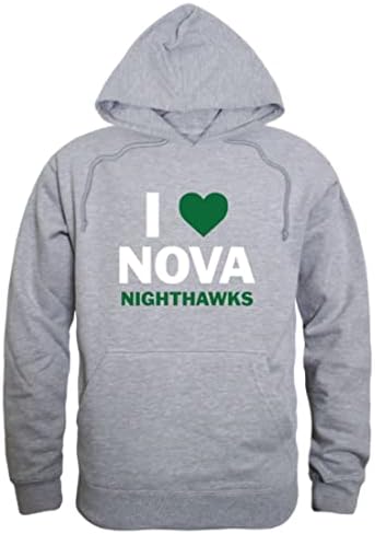 W Köztársaság Szeretem Észak-Virginiai Főiskolán Nighthawks Polár Kapucnis Pulóvereket