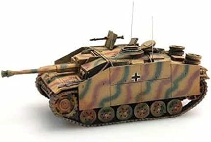 FMOCHANGMDP Tank 3D Puzzle Műanyag modelleket, 1/35 Skála német Sturmgeschutz III ausf G 1943-As Modell,