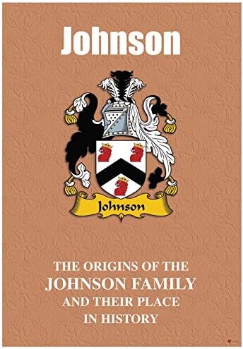 I LUV LTD Johnson angol Család Vezetékneve Történelem Füzet Rövid Történelmi Tények