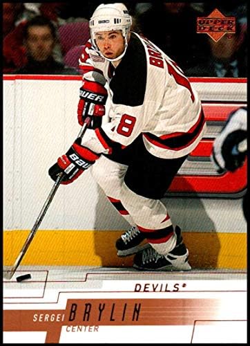 2000-01 Felső szint 107 Szergej Brylin NM-MT New Jersey Devils Hivatalos NHL Jégkorong Trading Card