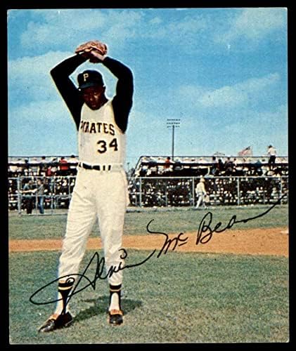 1964 Kahn Alvin McBean Pittsburgh Pirates (Baseball Kártya) EX Kalózok