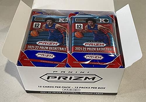 2021-22 Panini Prizm NBA Kosárlabda-Cselló Pack Doboz 12 Lezárt Csomagok (a Külső doboz nem lezárt) 180