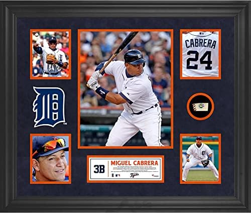 Miguel Cabrera Detroit Tigers Keretes 5-Fotó Kollázs Darab Játék-Labda - MLB Játékos Plakkok, valamint