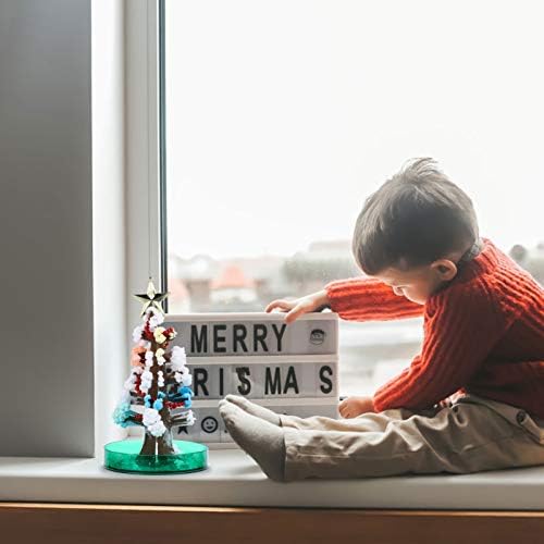 VALICLUD 3Pcs Mágikus Növekvő karácsonyfa DIY karácsonyfa Papír Játék Gyermek Oktatási Intelligencia Játékszer