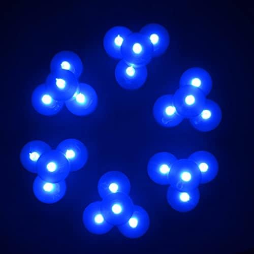 FASTIC Flameless LED Tealight,12,Reális Kék Villogó LED Gyertya, Időzítő,elemes Villogó LED Gyertya a