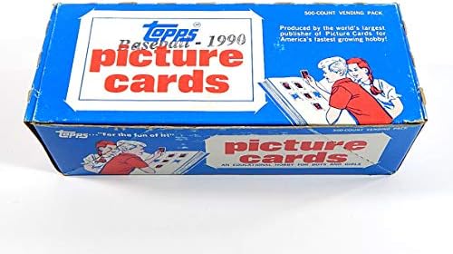 1990 Topps Baseball Kártya, Bontatlan Automata Doboz 500 Kártyák