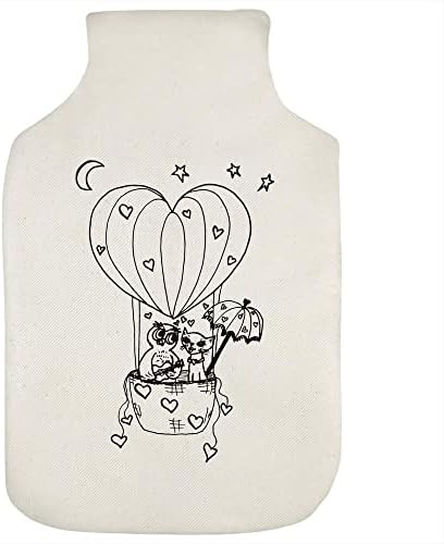 Azeeda 'Hőlégballon Állatok Meleg Víz Üveg Fedelét (HW00027255)